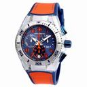 Technomarine Cruise California Blue Dial Blue Silicone Orange Canvas Unisex Watch 115020