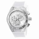 Technomarine Cruise California Chronograph Antique Silver Dial White Silicone White Canvas Men's Watch 115009