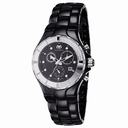 TechnoMarine Cruise Chronograph Black Dial Black Ceramic Ladies Watch 110029C