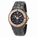 TechnoMarine Cruise Chronograph Black Dial Black Ceramic Unisex Watch 110032C