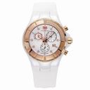 TechnoMarine Cruise Chronograph White Dial White Silicone Unisex Watch 110032C