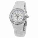 TechnoMarine Cruise Chronograph White Diamond Dial White Ceramic Ladies watch 110031C