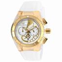Technomarine Cruise Dream Chronograph Antique Silver Dial White Silicone Unisex Watch 115003