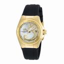 Technomarine Cruise Dream Mother of Pearl Black Silicone Ladies Watch 115207