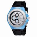 Technomarine Cruise JellyFish Silver Dial Black Silicone Men's Watch 115192