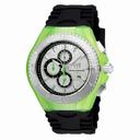 Technomarine Cruise JellyFish Silver Dial Black Silicone Men's Watch 115193
