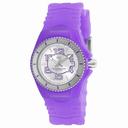 Technomarine Cruise JellyFish Silver Dial Purple Silicone Ladies Watch 115128