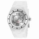 Technomarine Cruise JellyFish Silver Dial White Silicone Men's Watch 115139