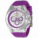 Technomarine Cruise Lipstick Violet Rubber Strap Chronograph Unisex Watch 111032
