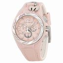 TechnoMarine Cruise Locker Pink Dial Pink Rubber Ladies Watch 113016