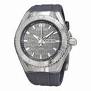 Technomarine Cruise Monogram Dial Grey Silicone Unisex Watch 113005