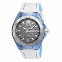 Technomarine Cruise Monogram Grey Dial White Silicone Men's Watch 115065