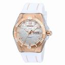 Technomarine Cruise Monogram Silver Dial White Silicone Men's Watch 115211