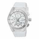 Technomarine Cruise Original Chronograph Antique Silver Dial White Silicone Men's Watch 115053