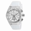 Technomarine Cruise Original Chronograph Antique Silver Dial White Silicone Unisex Watch 115050