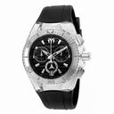 Technomarine Cruise Original Chronograph Black Dial Black Silicone Unisex Watch 115051