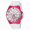 Technomarine Cruise Original Chronograph Silver Dial White Silicone Ladies Watch 115238