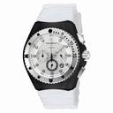 Technomarine Cruise Original Chronograph Silver Dial White Silicone Ladies Watch 115239