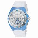 Technomarine Cruise Original Chronograph Silver Dial White Silicone Ladies Watch 115240