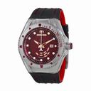 Technomarine Cruise Original Red Dial Black Silicone Men's Watch 112035