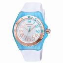 Technomarine Cruise Original Silver Dial White Silicone Ladies Watch 115230