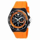 Technomarine Cruise Sport Black and Orange Dial Orange Silicone Men's Watch 115161