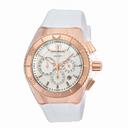 Technomarine Cruise Star Chronograph Antique Silver Dial White Silicone Unisex Watch 115035