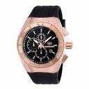 Technomarine Cruise Star Chronograph Black Dial Black Silicone Men's Watch 115037