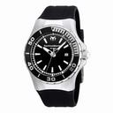 Technomarine Sea Manta Black Dial Black Silicone Men's Watch 215054