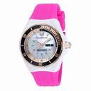Technomarine Sea Manta White Mother of Pearl Dial Pink Silicone Ladies Watch 115120