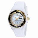 Technomarine Sea Manta White Mother of Pearl Dial White Silicone Ladies Watch 115119