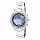 Technomarine Sea Pearl Chronograph Black Mother of Pearl Dial Stainless Steel Men's Watch 715013