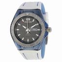 Technomarine Silver Dial White Silicone Unisex Watch 113034