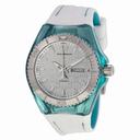 Technomarine Silver Dial White Silicone Unisex Watch 113035