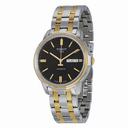 Tissot Automatic III Black Dial Two-tone Ladies Watch T0654302205100