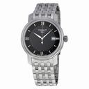 Tissot Bridgeport Quartz Gents Black Dial Stainless Steel Case Men's Watch T097.410.11.058.00