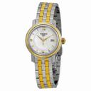 Tissot Bridgeport Quartz White Mother of Pearl Dial Two-tone Ladies Watch T097.010.22.118.00