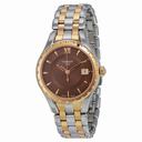 Tissot Brown Dial Two-tone Ladies Watch T0722102229800