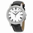 Tissot Carson White Dial Black Leather Men's Watch T0854101601300