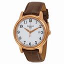 Tissot Carson White Dial Brown Leather Men's Watch T0854103601200