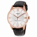 Tissot Chemin Des Tourelles Powermatic 80 Silver Dial Brown Leather Men's Watch T0994073603800