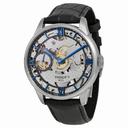 Tissot Chemin Des Tourelles Squelette Skeleton Dial Black Leather Men's Watch T0994051641800