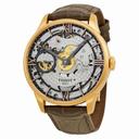 Tissot Chemin Des Tourelles Squelette Skeleton Dial Brown Leather Men's Watch T0994053641800