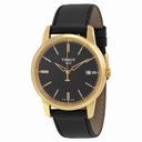 Tissot Classic Dream Black Dial  Black Leather Men's T0334103605101
