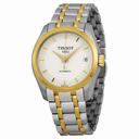 Tissot Couturier Automatic White Dial Two-tone Ladies Watch T0352072201100