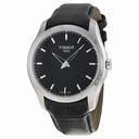 Tissot Couturier Black Dial Black Leather Men's Watch T0354461605100