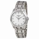 Tissot Couturier Silver Dial Stainless Steel Ladies Watch T0352101101600