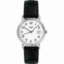 Tissot Desire White Dial Black Leather Ladies Watch T52.1.121.12