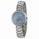 Tissot Flamingo Black Mother of Pearl Dial Stainless Steel Ladies Quartz Watch T0942101112100