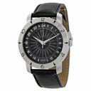 Tissot Heritage Navigator Black Dial Black Leather Men's Watch T0786411605700